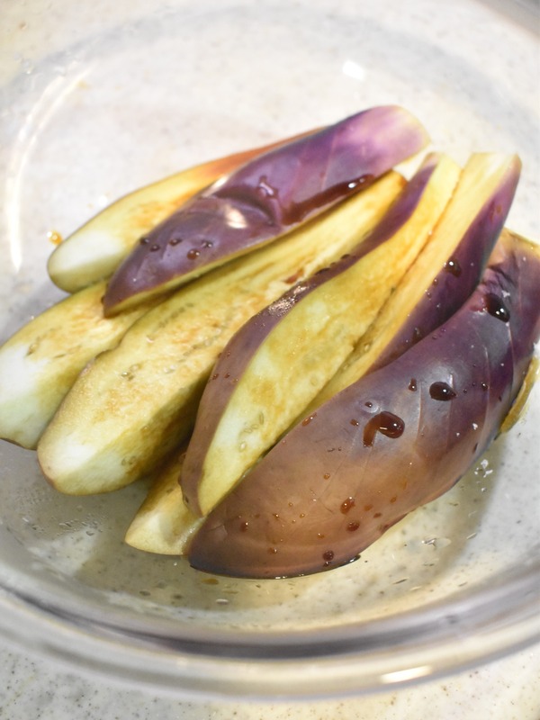 茄子のゆず蒸し (5)