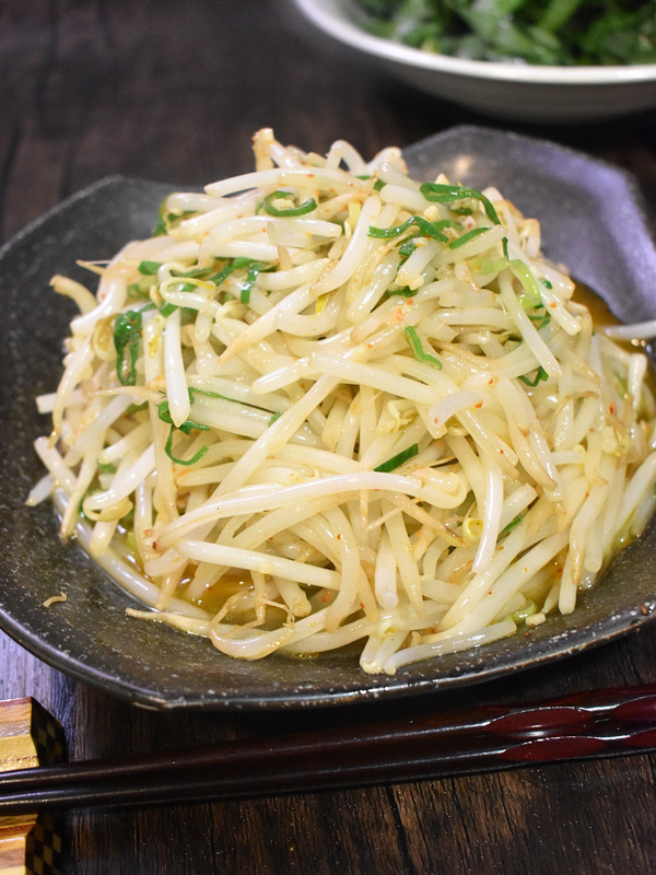 もやしのラード炒め (2)