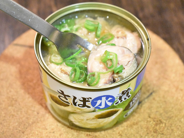 鯖缶の納豆のたれ焼き (2)