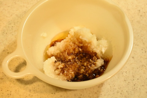 玉ねぎ冷奴 (2)