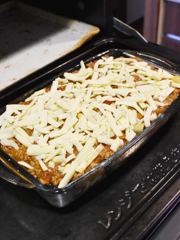 茄子ポテトミートチーズ焼き (13)