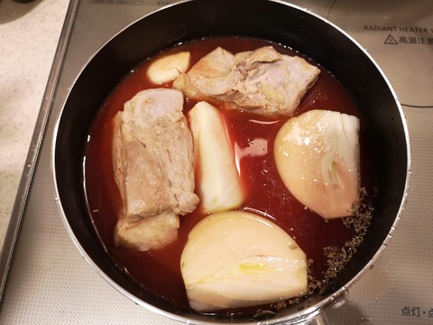 豚バラ肉のトマトシチュー (5)