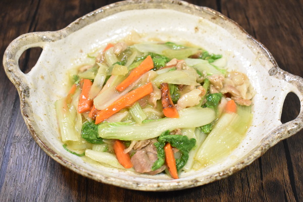 白菜と豚肉の中華炒め (7)