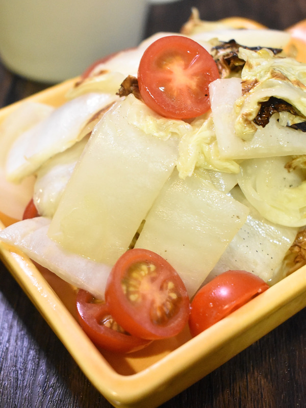 白菜の焼きサラダ (1)
