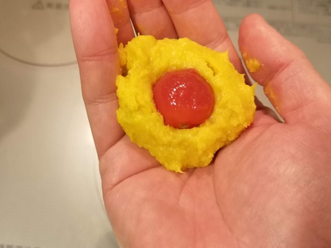 カボチャトマト団子 (9)