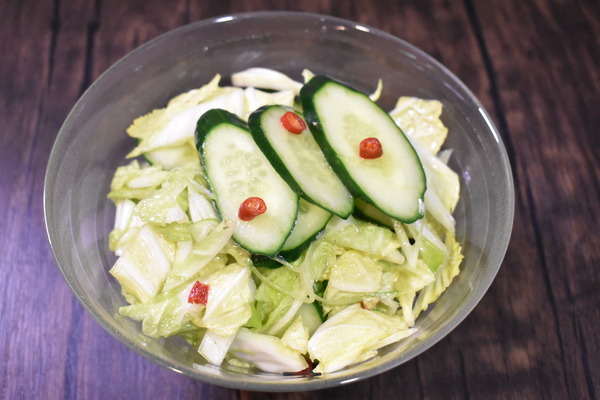 白菜ときゅうりの激辛漬け (4)