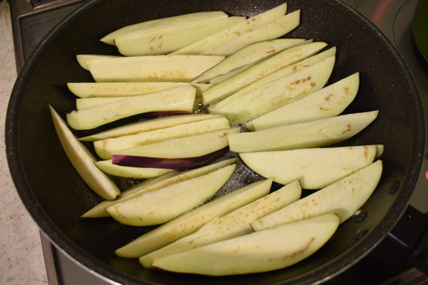 茄子のオイスターソースがけ (3)