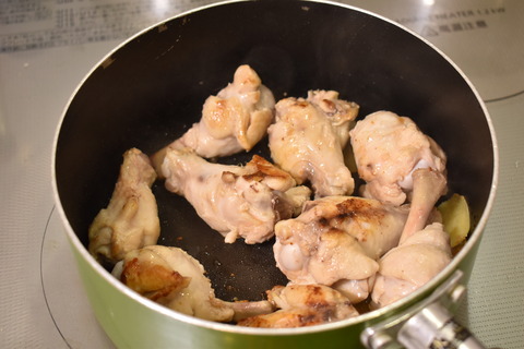 鶏手羽元のウスターソース煮 (4)
