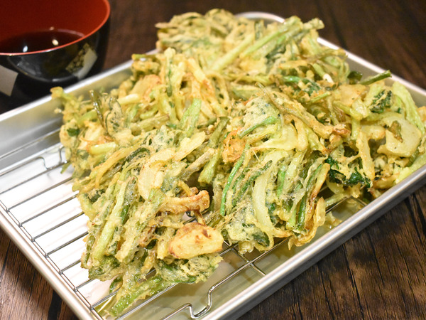 ねぎねぎ香りかき揚げ (2)