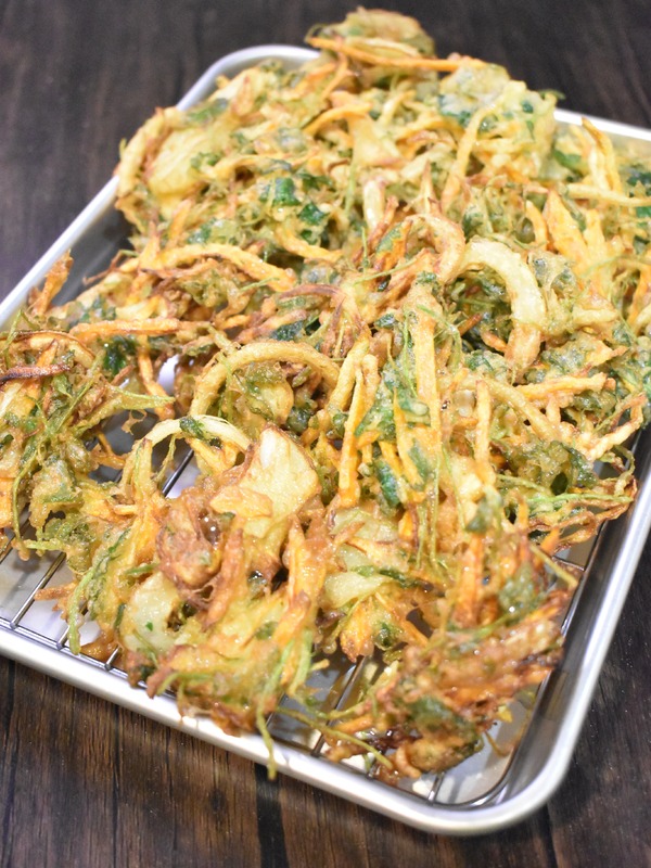 激安三つ葉の盛り盛りかき揚げ (8)