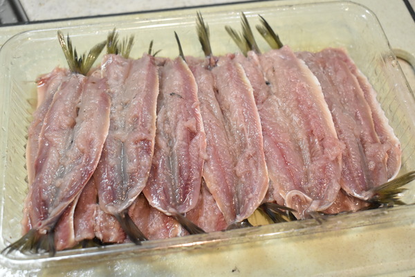 鰯の唐揚梅紫蘇ソース (4)