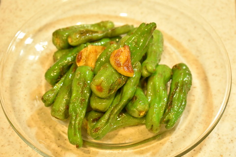 しし唐のカレー炒め (7)