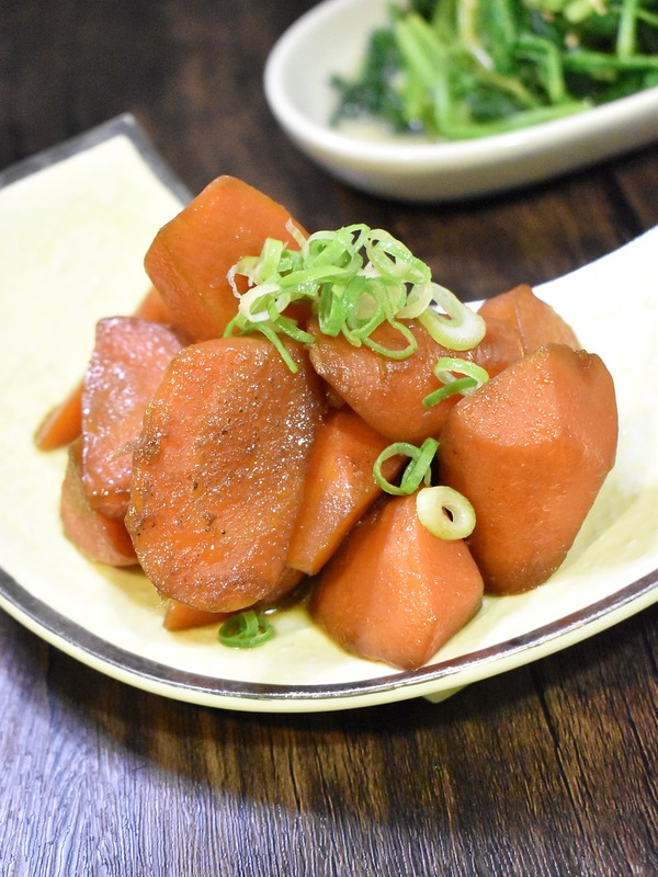 人参のスパイシー醤油煮込み (2)