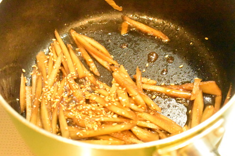 ごぼうのさっぱり炒め煮 (8)