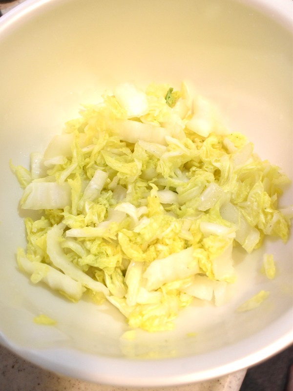 白菜のじゃこ和え (4)