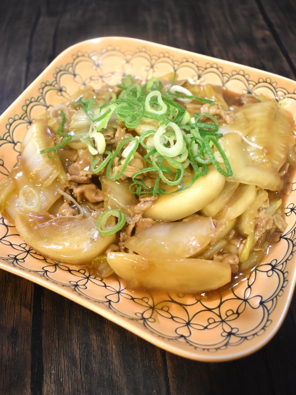 豚肉と蕪のオイスターソースあんかけ (7)