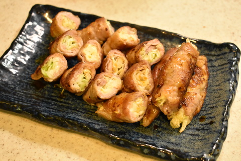 豚肉のキャベツチーズ巻き (5)
