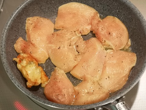 鶏むね肉のねぎゴマソテー (6)