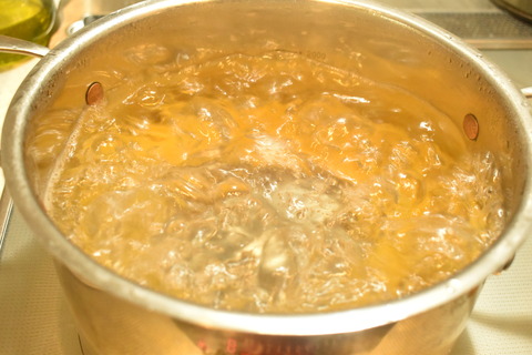 マッシュルームのガーリックパスタ (2)