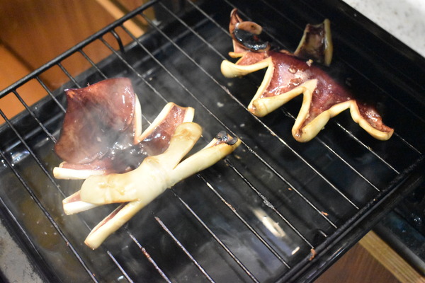 イカのにんにく醤油焼き (6)
