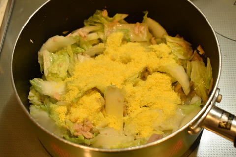 白菜のコーンスープ炒め (6)