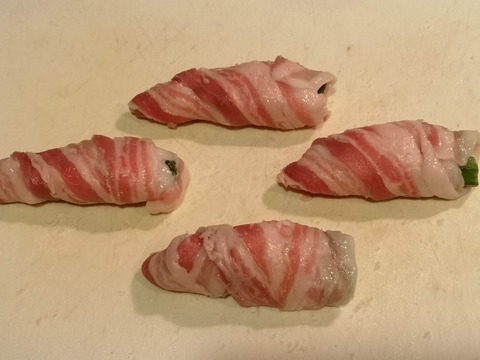 オクラの豚肉巻き (4)