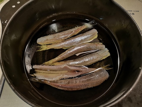 ニギスの素揚げ (4)