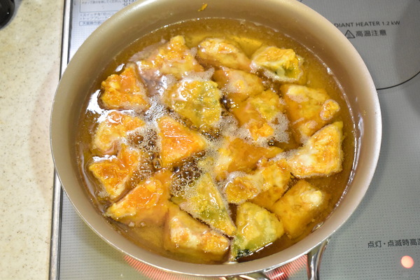コンソメ揚げかぼちゃ (5)