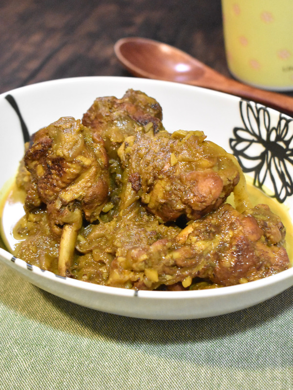 鶏手羽元カレー (1)