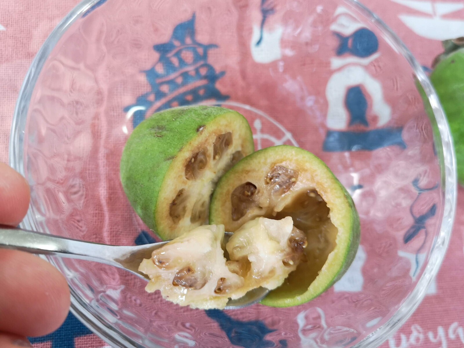 フェイジョアっていう果物を買ってみた 気まま料理で レシピとか Powered By ライブドアブログ