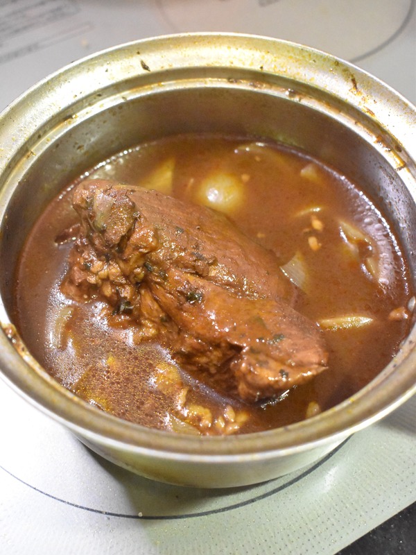 豚もも肉のBBQソース煮込み (6)