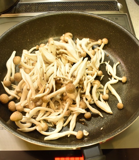 しめじの和風パスタ (6)