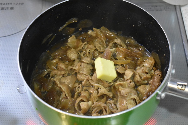 バター牛丼 (6)