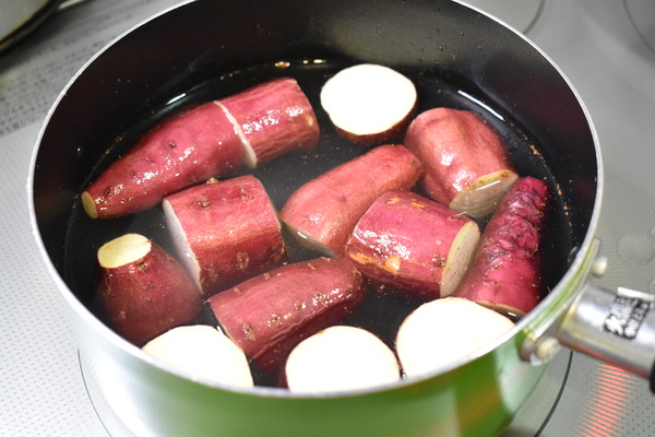 さつま芋のレモンバター煮 (4)
