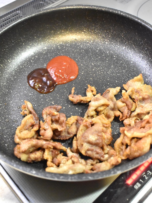 豚唐ケチャップ和え (5)