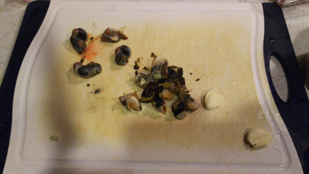 ニンニクと磯の香りが強烈 サザエのアヒージョ 気まま料理で レシピとか Powered By ライブドアブログ