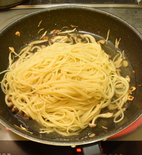 しめじの和風パスタ (7)