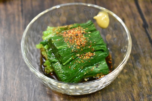 ほうれん草のさっぱりお浸し (5)