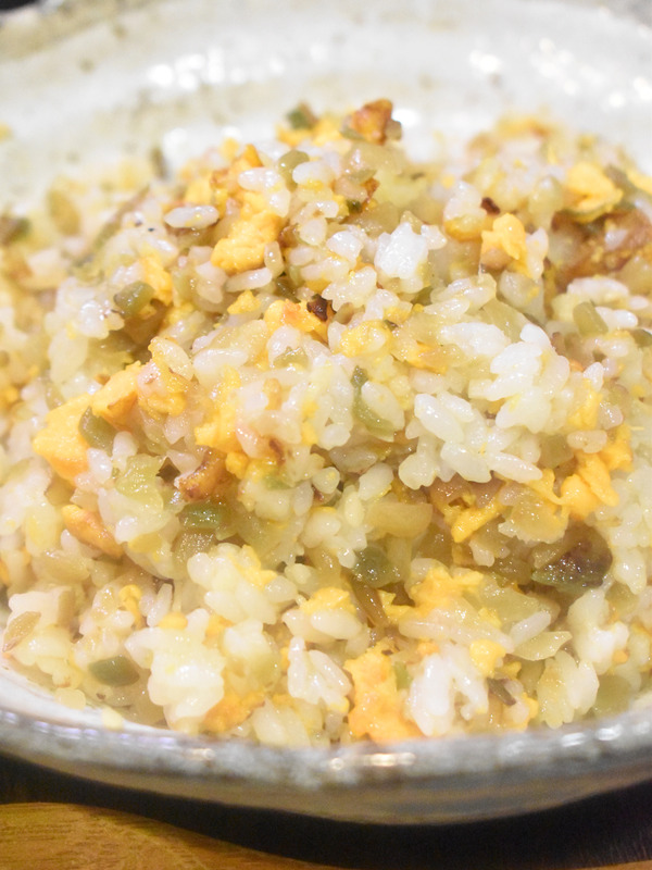 ザーサイにんにく炒飯 (1)