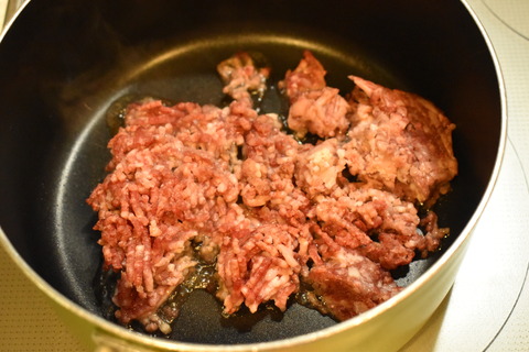 ホワイトミートソースパスタ (2)