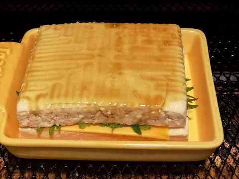 木綿豆腐のチーズ挟み焼き (7)