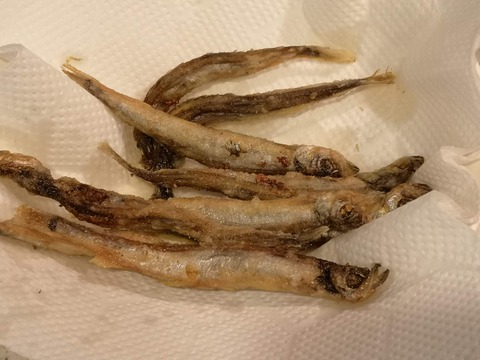 ししゃもの甘酢あえ (6)