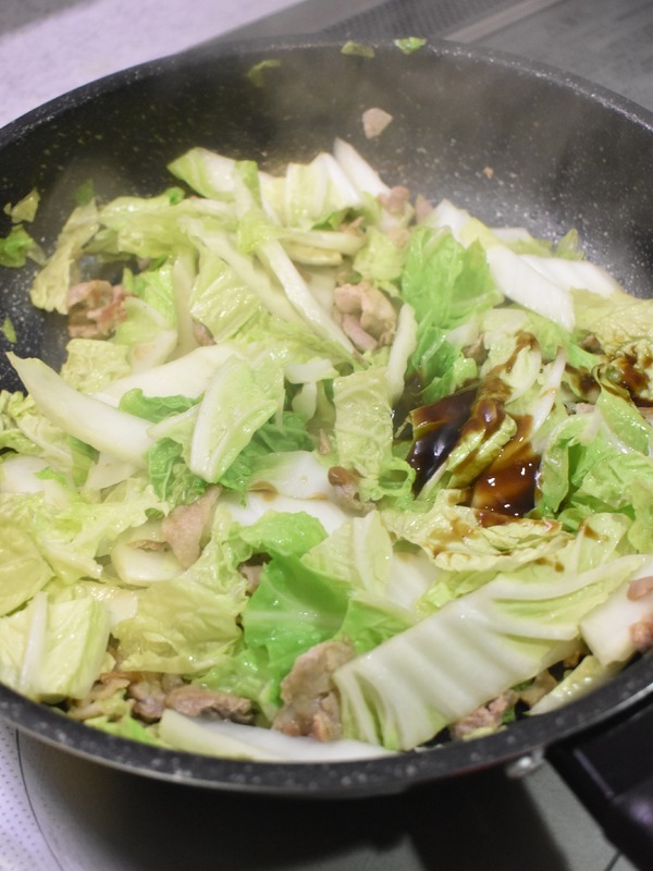 豚肉と白菜のオイスターソース炒め (5)