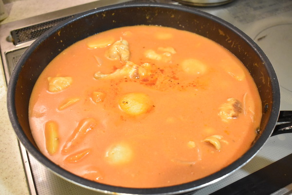 鶏手羽元のトマトクリーム煮 (7)