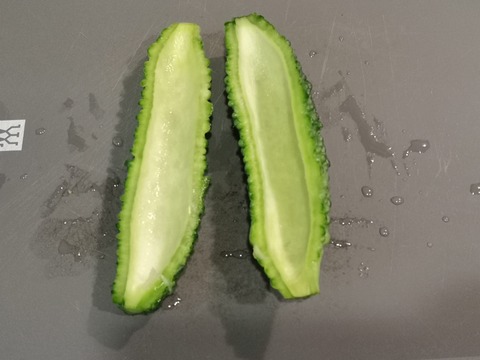 ゴーヤのおかか和え (3)
