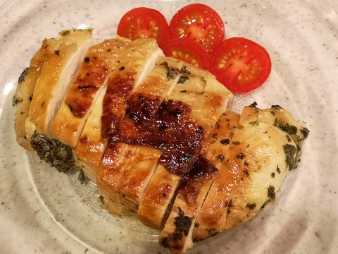 鶏むね肉のミントソテー (7)