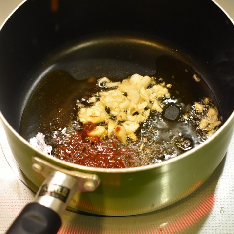 茄子とピーマンのチリソース煮 (3)