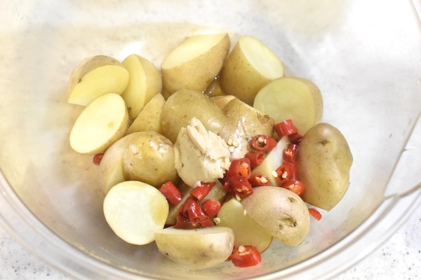 ピリ辛中華ポテト (5)