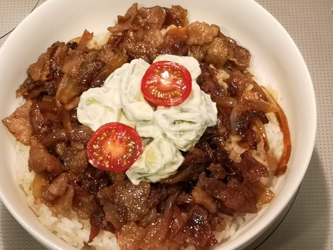 アボカド豚丼 (10)