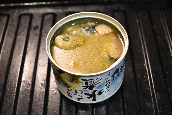 鯖缶のコリアンダー焼き (3)